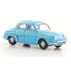  Renault Dauphine, light blue, RHD, Model Car, Ready made 