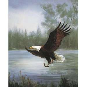  Marianne Caroselli   Eagle Fishing Canvas