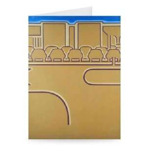 Car Park, 1966 (oil on canvas) by Michael   Greeting Card (Pack of 2 