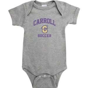 Carroll College Fighting Saints Sport Grey Varsity Washed Soccer Arch 