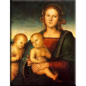   St John 23x30 Streched Canvas Art by Perugino, Pietro