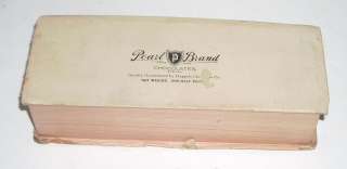 Vintage Art Nouveau Pearl Brand Chocolates Candy Box  