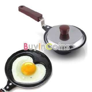   Kitchen Special Non stick Stainless Steel Fry Pan Love Heart Egg Pot
