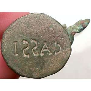  Authentic Ancient Roman CASSI Seal 200BC Artifact RARE 