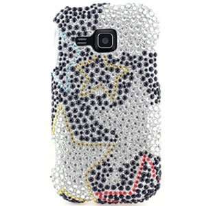 Stars Jewel Snap On Cover for Samsung Galaxy Indulge SCH R910