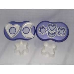  8 in 1 Cookie Cutter Set (Blue & White)