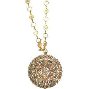 Catherine Popesco 14K Gold Plated Swarovski Crystal Vintage Style 