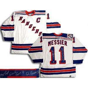 Mark Messier New York Rangers Autographed Jersey with GWG 
