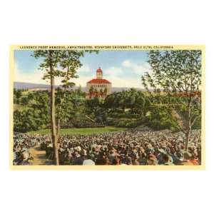  Amphitheater, Stanford, California Premium Poster Print 