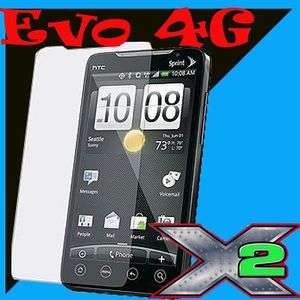 NEW 2x Clear LCD Screen Protector HTC EVO 4G Sprint USA  