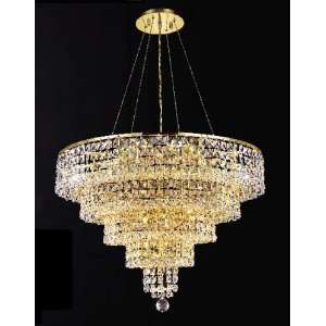  Maxim Collection 14 Light 26ö Gold Crystal Chandelier 