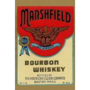  Marshfield Bourbon Whiskey 20X30 Canvas