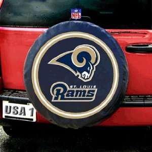  BSS   Saint Louis Rams NFL Spare Tire Cover (Black 