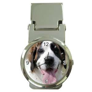  St Bernard 6 Money Clip Watch U0634 