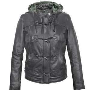  Xelement X 639 Womens Leather Jacket with Zip Out Hood and 