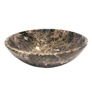  New Round Marble Stone Bathroom Vessel Sink Bowl: Home 