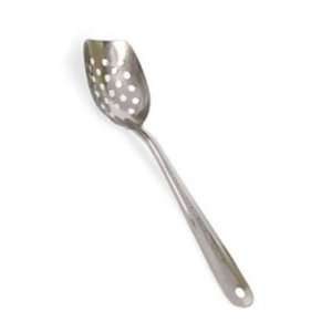  Serving Spoon Perforated 10 Inch Blunt End: Kitchen 
