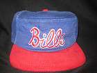 VTG Buffalo Bills ERIC WOOD CJ SPILLER NEW ERA 90 Snapback Hat Cap Jim 