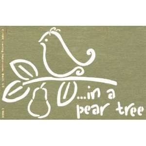  Brass 4x6 Embossing Template In A Pear Tree Arts, Crafts 