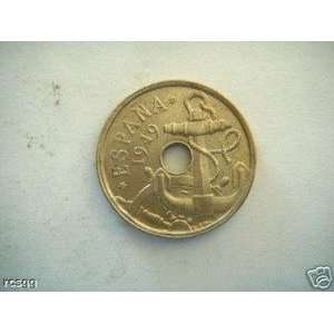  SPAIN 1949/52 50 CENTIMES UNC COIN 