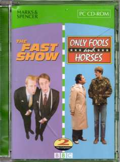 MARKS & SPENCER   THE FAST SHOW / ONLY FOOLS AND HORSES PC CD ROM 