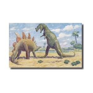   Armor To Protect It From The Ceratosaurus Giclee Print