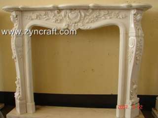 white Marble Fireplace Mantel mantle surround nature solid marble 