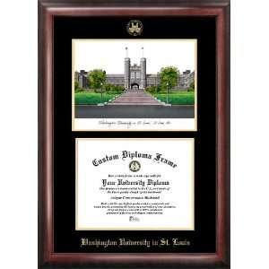  Washington University in Saint Louis Gold Embossed Diploma 