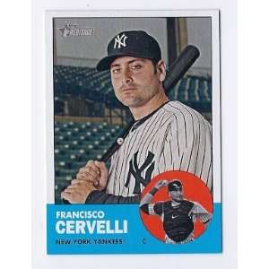 2012 Topps Heritage #339 Francisco Cervelli New York Yankees:  