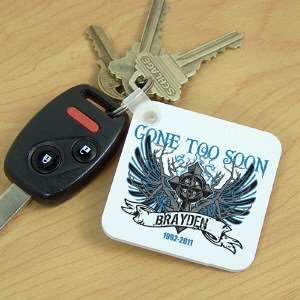  Personalized Gone Too Soon Memorial Key Chain: Everything 
