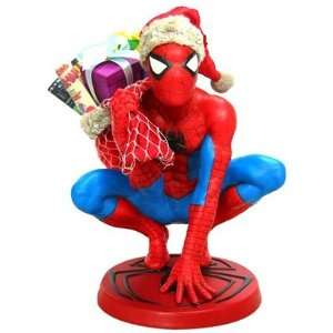  Kurt Adler Spiderman with Sack of Presents Table Piece 