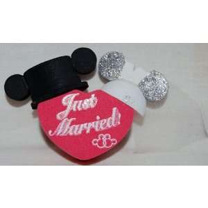  Disney Car Antenna Topper   Just Married Automotive