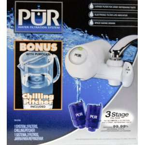 PUR Water Filtration System Bonus with Purchase Chilling Pitcher 