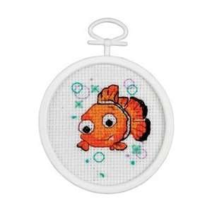  Janlynn Nemo Mini Counted Cross Stitch Kit 2 1/2 Round 18 