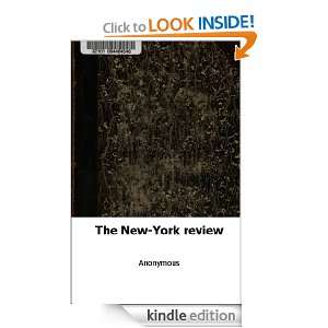 The New York review Anonymous  Kindle Store