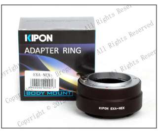Kipon adapter for Exakta Lens  Sony E Mount NEX 3 nex 5  