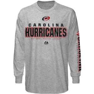  Majestic Carolina Hurricanes Hockey Practice Long Sleeve T 