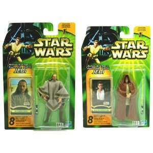   Power Of The Jedi Qui Gon Jin & Obi Wan Kenobi Combo Toys & Games