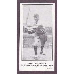  Joe Jackson 1916 Sporting News Reprint Card (Chicago 