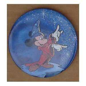  Mickey Mouse As Sorcerer`s Apprentice Button From 