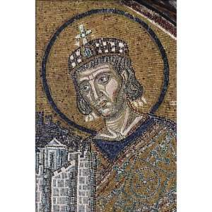   , Mosaic in Hagia Sophia, c.1000   24x36 Poster 