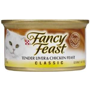 Fancy Feast Classic Tender Liver & Chicken Feast   24 x 3 oz (Quantity 