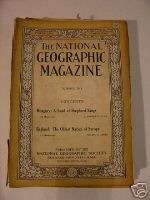 RARE OCTOBER 1914 NATIONAL GEOGRAPHIC ENGLAND ARTICLE  