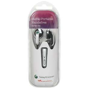 Sony Ericsson HPM 64 Walkman Handsfree Stereo Headset in Silver with 