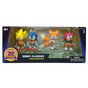   Anniversary Classic Sonic 4 Mini Figure Collector Set Toys & Games