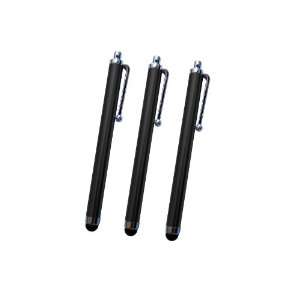  3 Pack of Black Touch Screen Stylus for for iPad 2, new iPad 