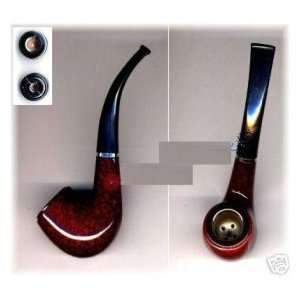  pipe wood marbalizi and box and stand and pouch 