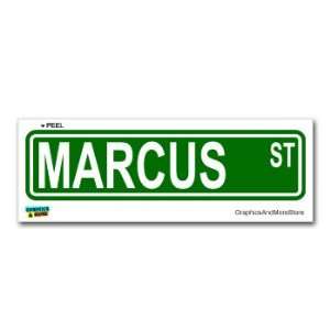  Marcus Street Road Sign   8.25 X 2.0 Size   Name Window 