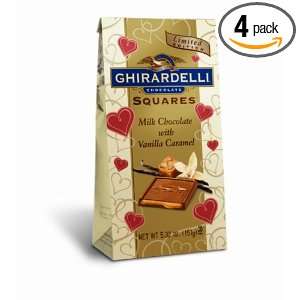 Ghirardelli Valentines Chocolate Squares, Milk Chocolate with Vanilla 