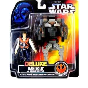   Wars: Power of the Force Deluxe > Han Solo Action Figure: Toys & Games